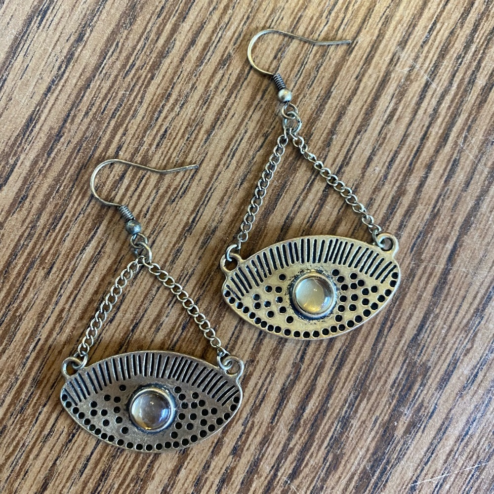 Evil Eye Drop Earrings
